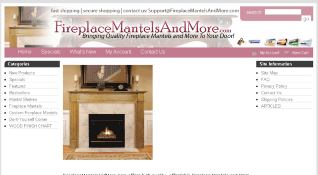 fireplacemantelsandmore.com