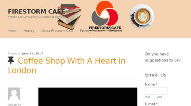 firestormcafe.com