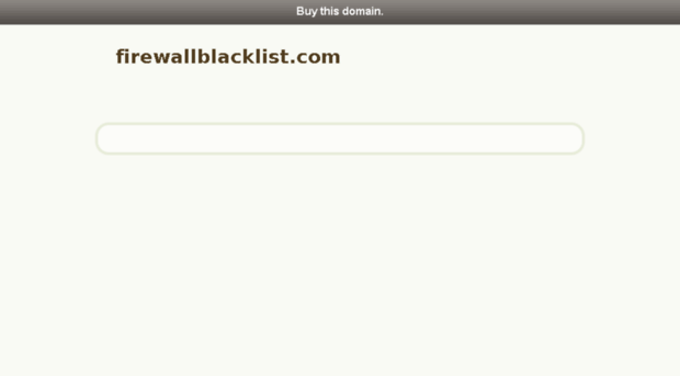 firewallblacklist.com