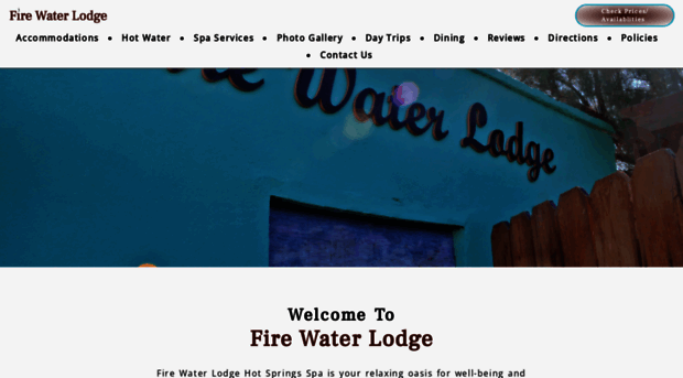 firewaterlodge.com