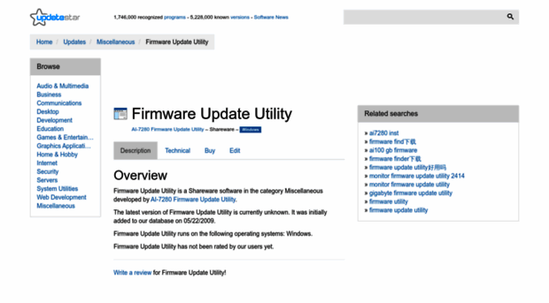 firmware-update-utility.updatestar.com