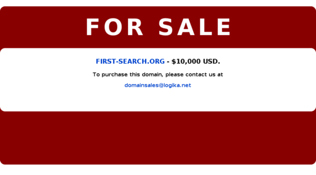 first-search.org