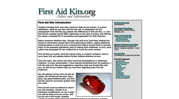 firstaidkits.org