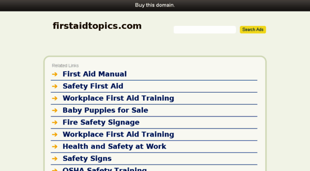 firstaidtopics.com