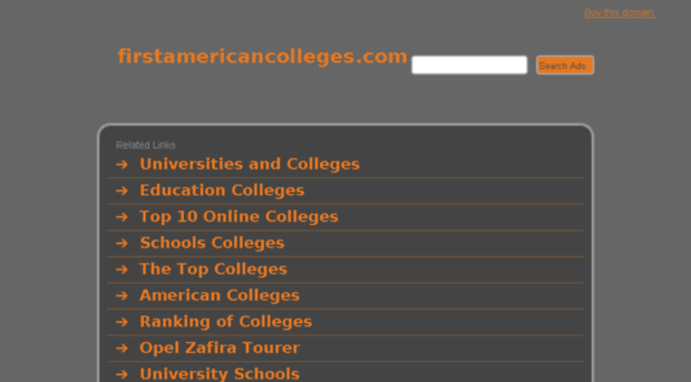 firstamericancolleges.com