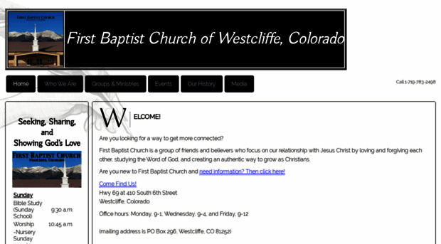 firstbaptistwestcliffe.com