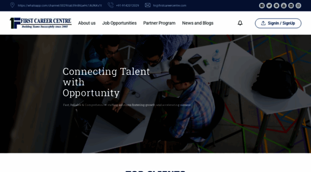 firstcareercentre.com