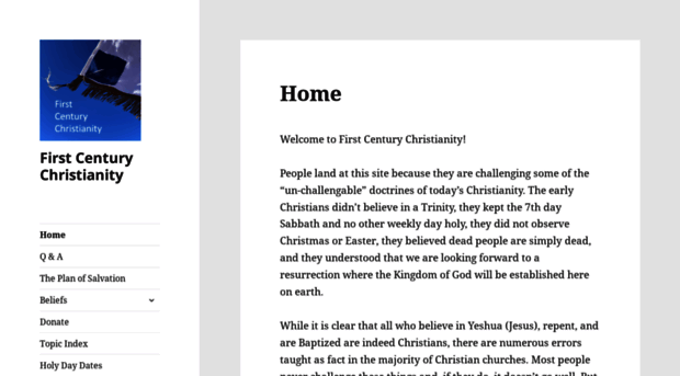 firstcenturychristianity.net