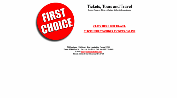 firstchoicetickets.com