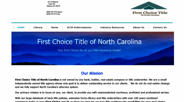 firstchoicetitlenc.com