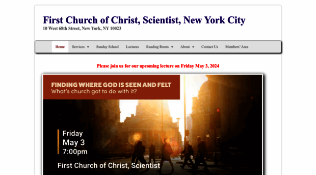 firstchristiansciencechurchnyc.com