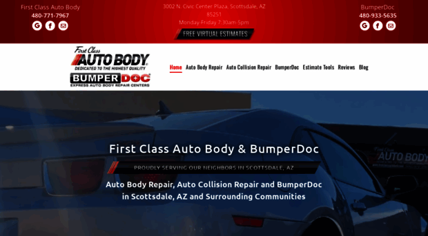 firstclassautobodyaz.com