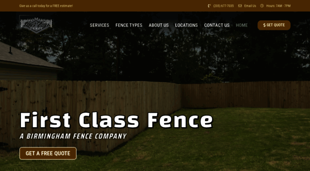 firstclassfencellc.com