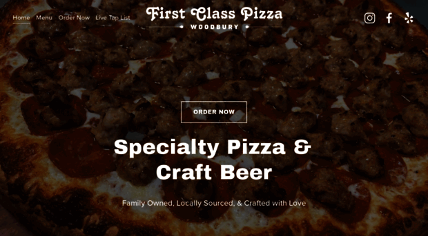 firstclasspizzawoodbury.com