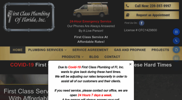 firstclassplumbinginc.com