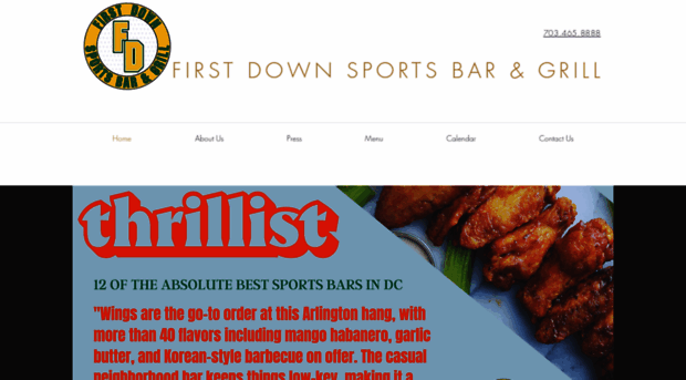 firstdownsportsbar.com