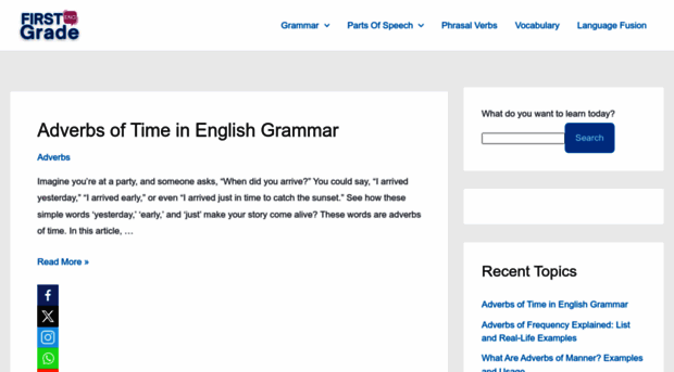 firstenglishgrade.com