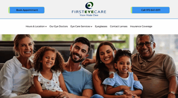 firsteyecaregrandprairie.com