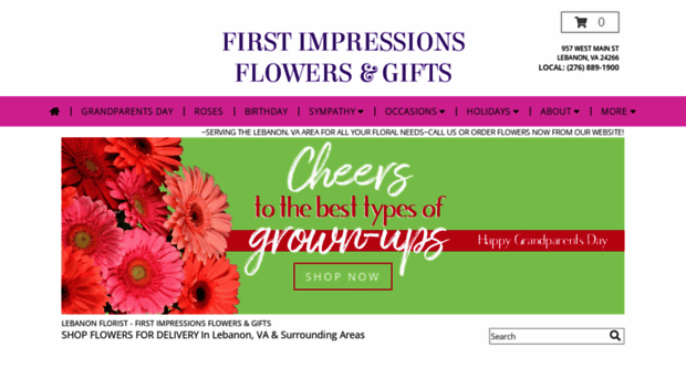 firstimpressionsflowers.net