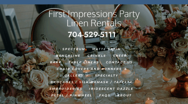 firstimpressionslinen.com