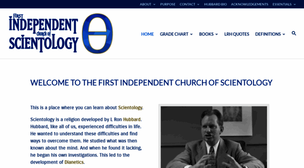 firstindependentchurchofscientology.org