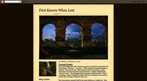 firstknownwhenlost.blogspot.com