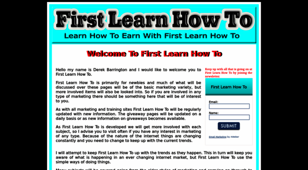 firstlearnhowto.com