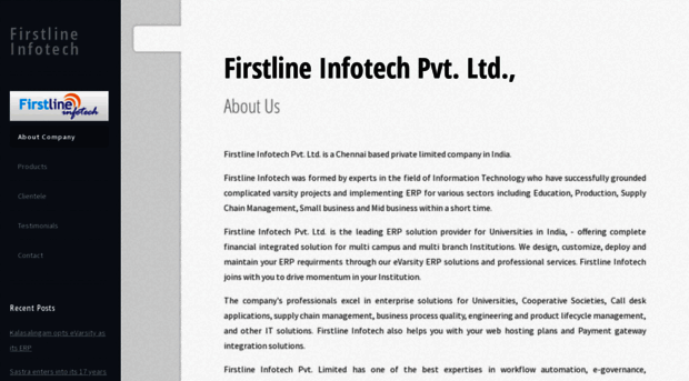 firstlineinfotech.com