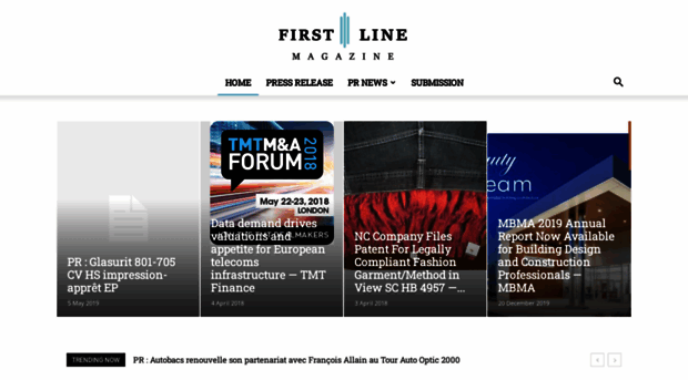 firstlinemag.com