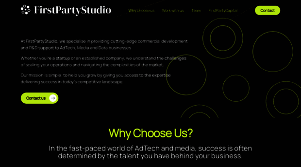 firstpartystudio.com