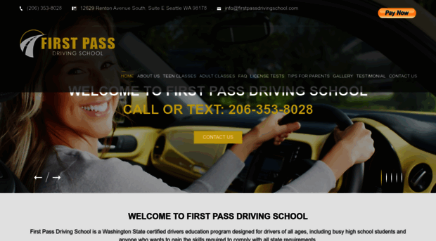 firstpassdrivingschool.com