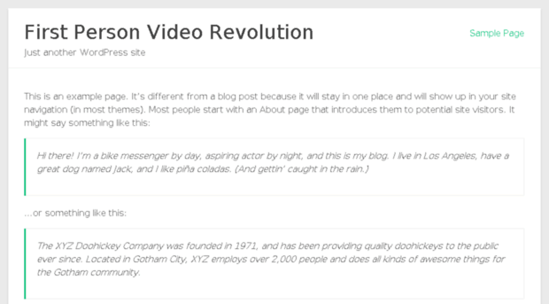 firstpersonvideorevolution.com