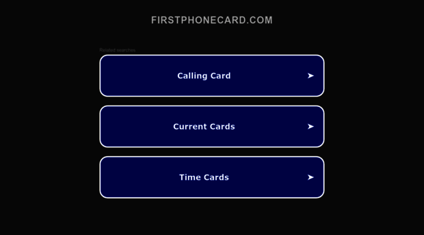 firstphonecard.com