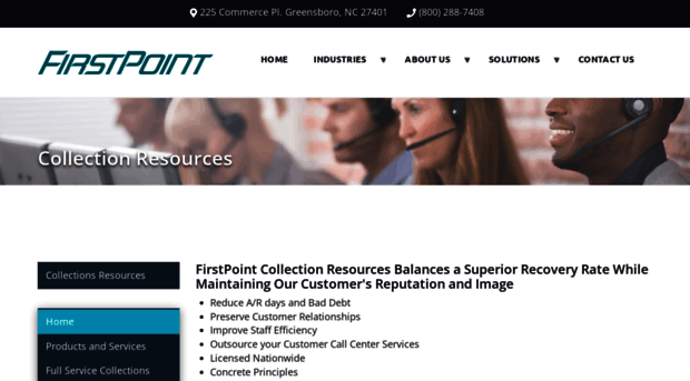 firstpointcollectionresources.com