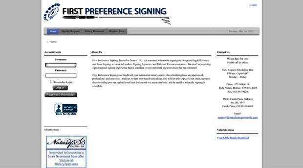 firstpreferencesigningllc.com