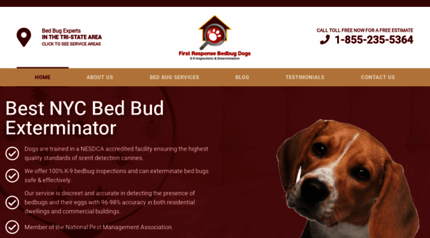 firstresponsebedbugdogs.com