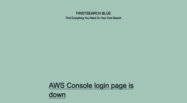 firstsearchblue.com