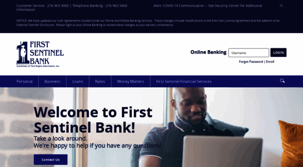 firstsentinelbank.com