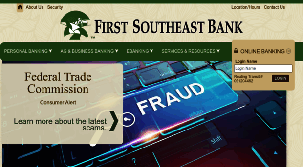 firstsoutheastbank.com