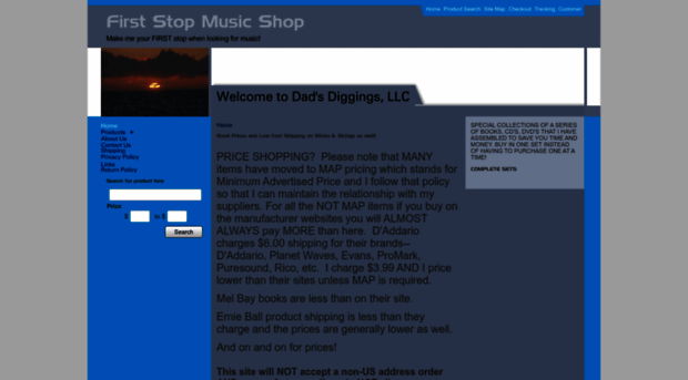 firststopmusicshop.com