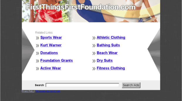 firstthingsfirstfoundation.com