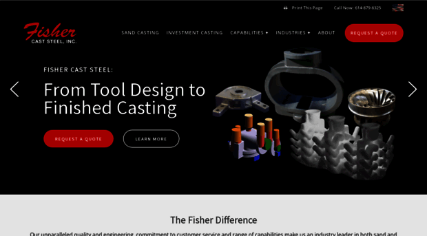 fishercaststeel.com