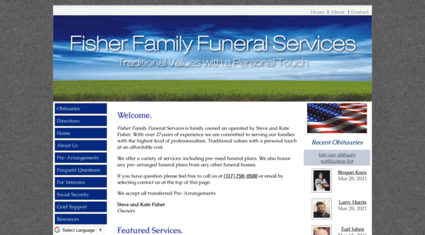 fisherfunerals.com