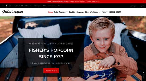 fishers-popcorn.com