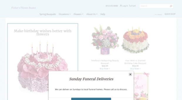 fishersflowerbasket.com