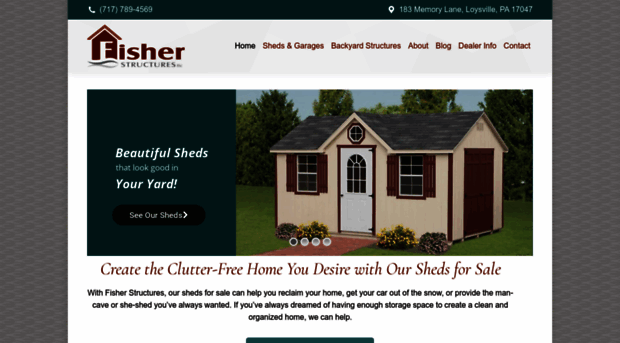 fishersheds.com - Sheds for Sale Near Me | Carli... - Fisher Sheds