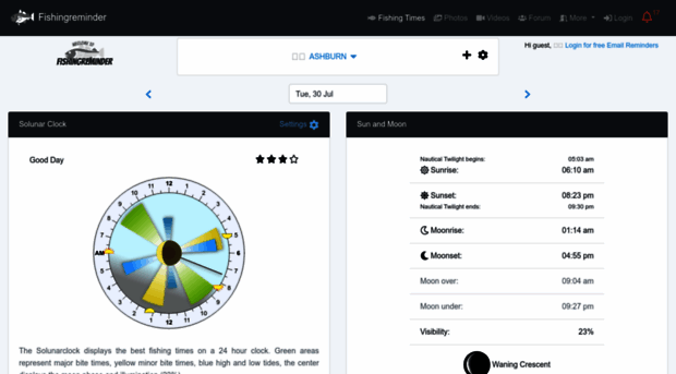 fishingreminder.com