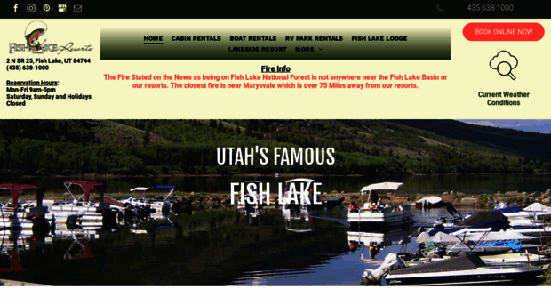 fishlakeresorts.com