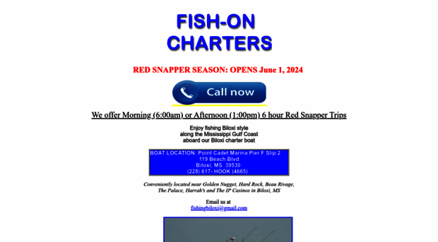 fishoncharters.net