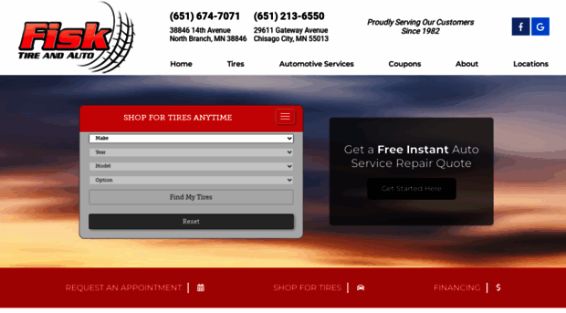 fisktireandauto.com